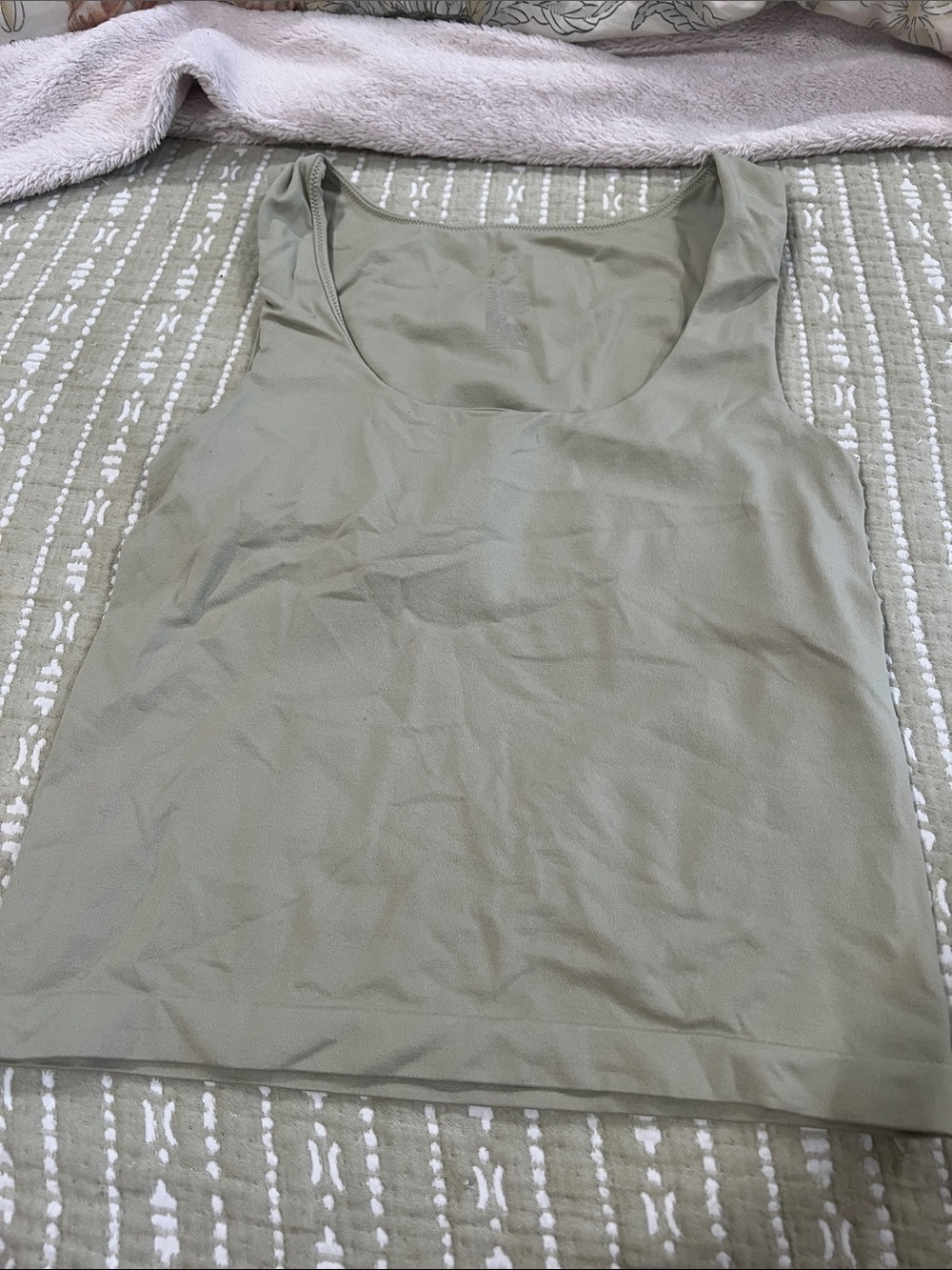 a new day Olive Scoop Neck Tank Top